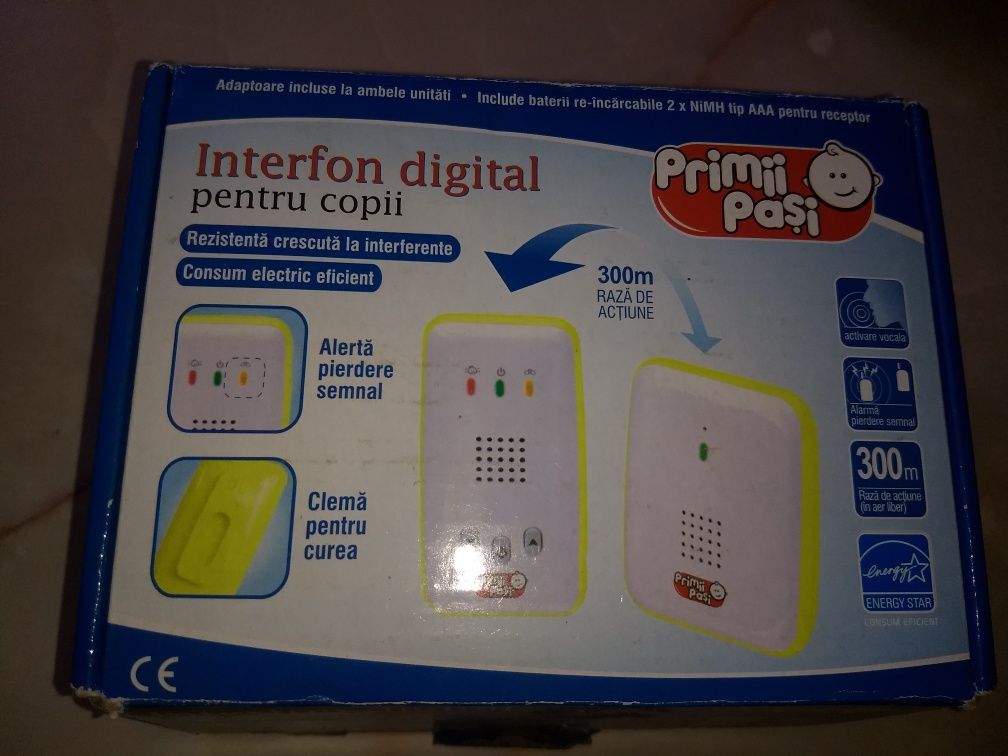 Interfon bebeluși, walkie talkie copii, monitorizare batrani