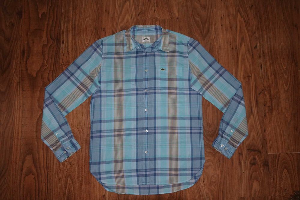 Camasa Lacoste  , Marimea M, Multicolor, Stare foarte buna