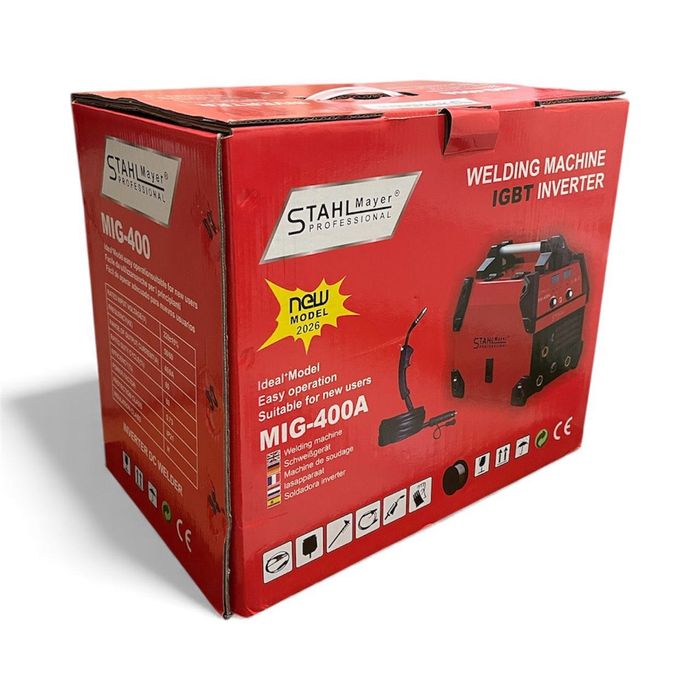 Телоподаващ апарат MIG MAG MMA за заваряване без газ 400А STAHLMAYER