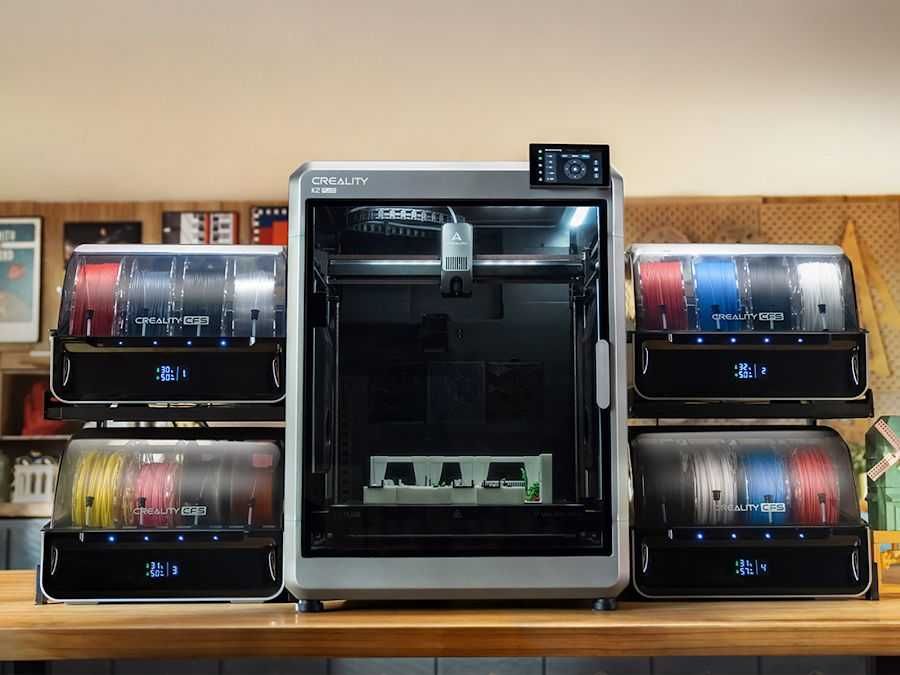 3D принтер Creality K2 Plus до 16 цвята (4 автоматични подаващи с-ми)
