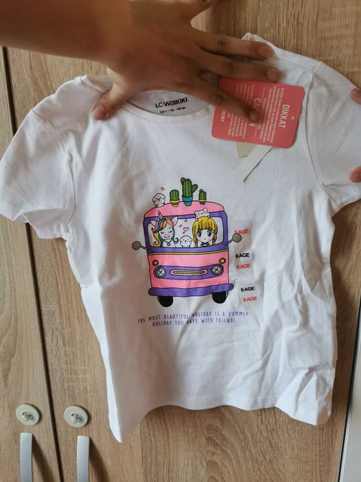 Нови тениски, клин Мини маус, блуза, комплект Стич 110/116