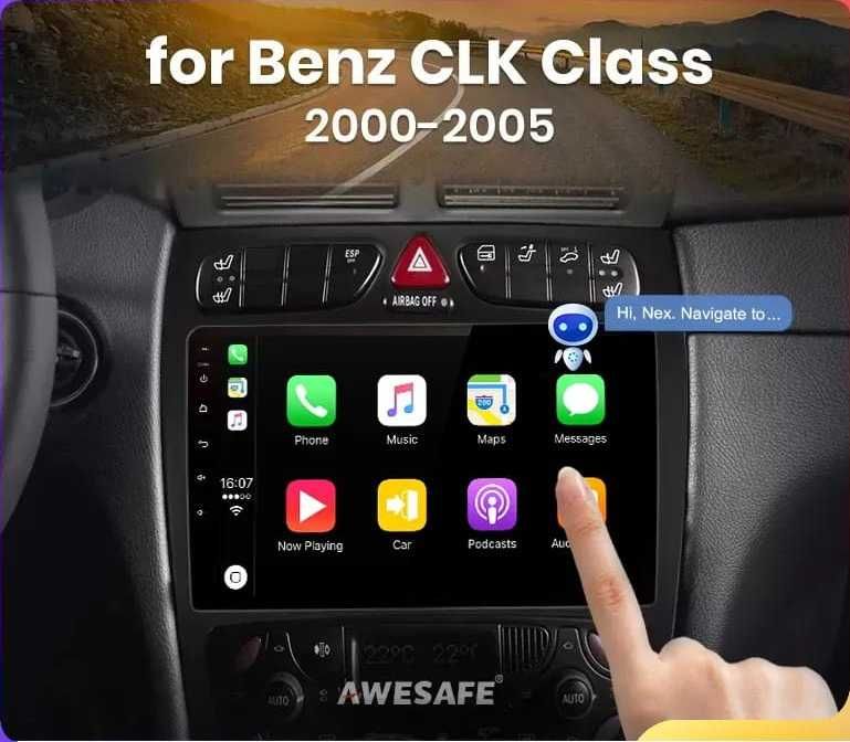 Navigatie C class C220 C200 cclass w203 Waze YouTube GPS