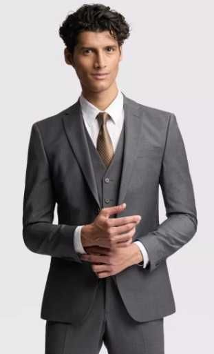 Sacou blazer slim 102 L premium Lawrence Grey New York lana respirabil