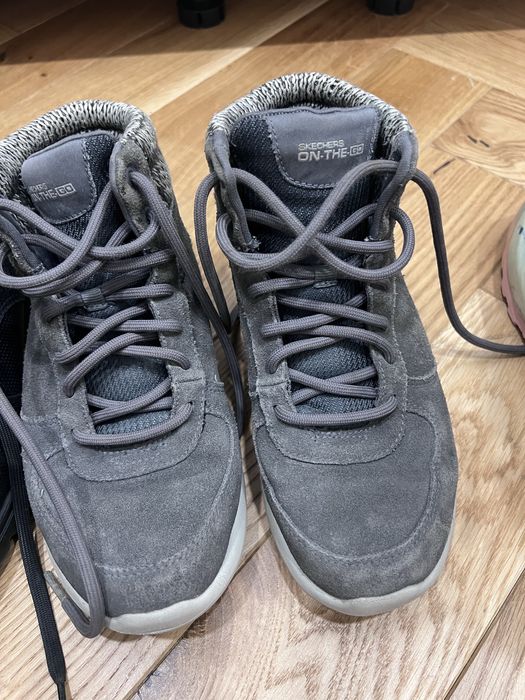 Высокие кеды замшевые