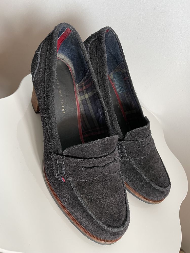 Pantofi Tommy Hilfiger piele naturala 37-37.5