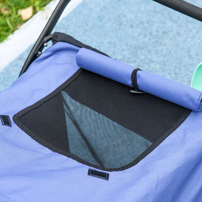 PawHut Кучешка количка за кучета, сгъваема