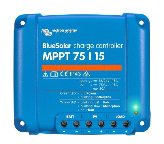 Нов контролер Victron BlueSolar MPPT 75/15 - 12/24V - 15A