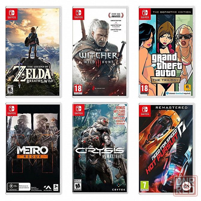Установлю игр на прошитую Nintendo Switch