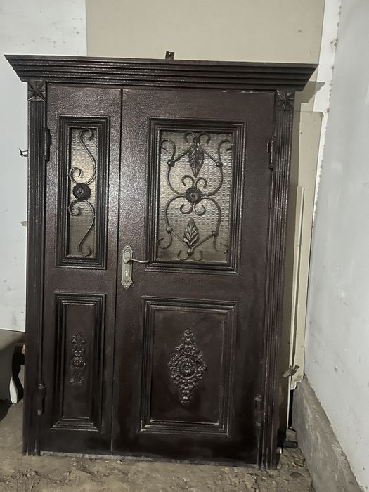 Темір есік двойной