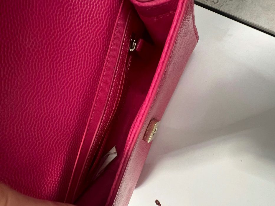 Чанта Valentino в цикламено