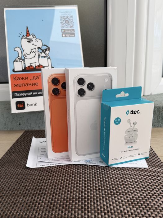 НОВ! 512Gb *ЛИЗИНГ* iPhone 17 Pro Max Cosmic Orange / Silver / 24М ГАР