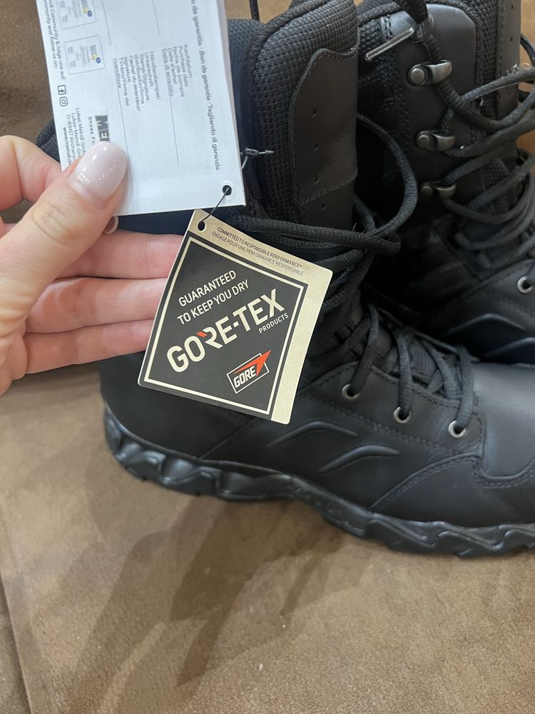 Нови кубинки Meindl Black Boa, естествена кожа, GoreTex