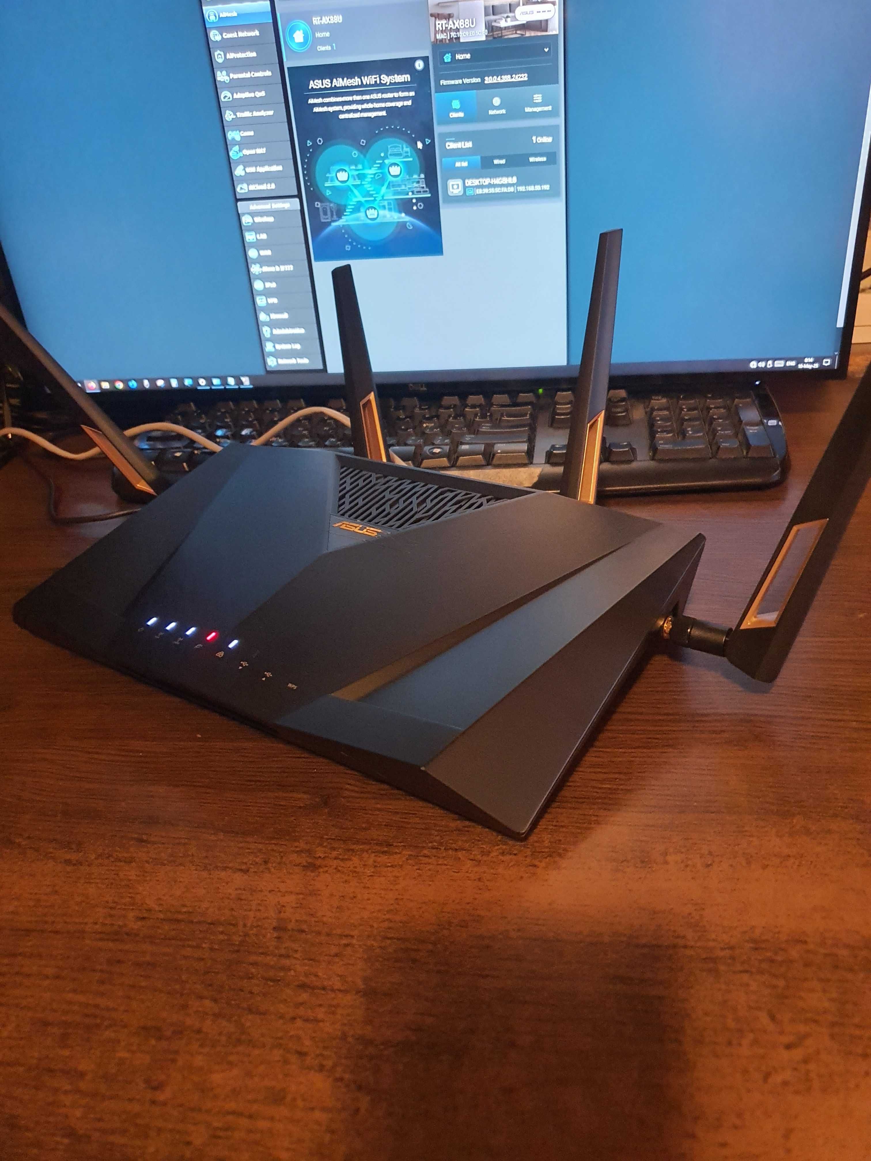 рутер Asus RT-AX88U (AX6000) WiFi 6, AiMesh
