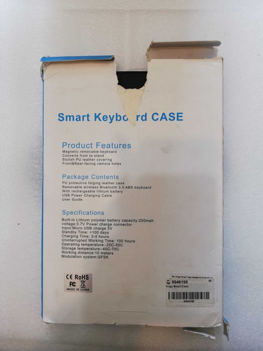 Alogy Smart Keyboard Case pt.  Apple Ipad 11 din 2018/2020/2021 , nou