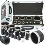 Set carote 6-68mm cu vidia pentru metal burghie din titan  (21210)