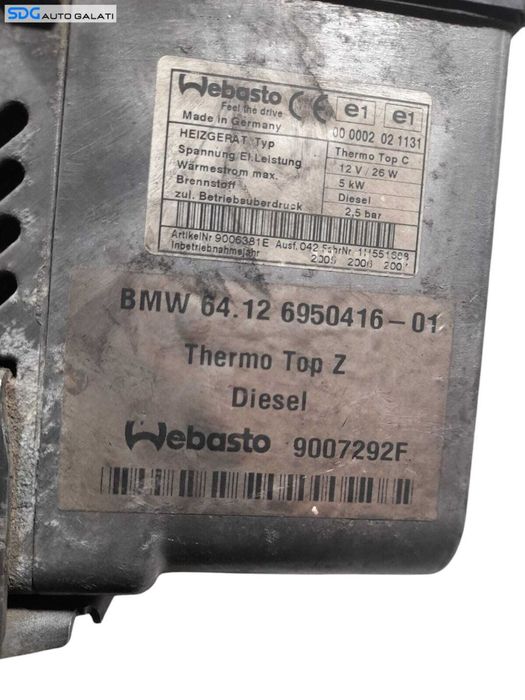 Webasto Sirocou BMW Seria 7 E65 E66 E67 730D 3.0 D 2001 - 2008 Cod 6950416 64.126950416-01 [N0738]