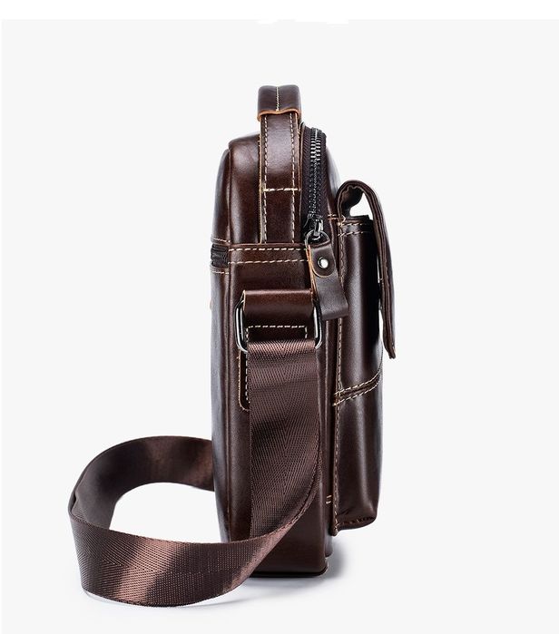 Мужская сумка из 100% натуральной кожи бычьей мужской барсетка