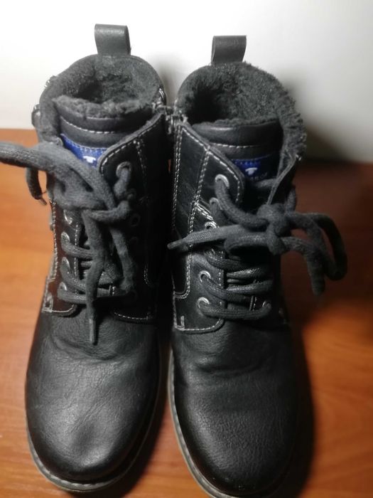 Зимни кожени боти за момче Tom Tailor номер 36