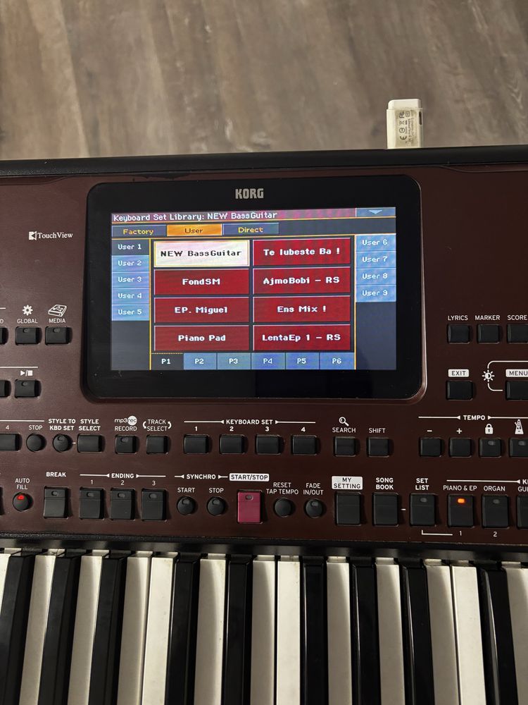 korg pa700  cu set bun
