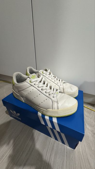Adidas Originals Court Tourino 'Off White Solar Slime'