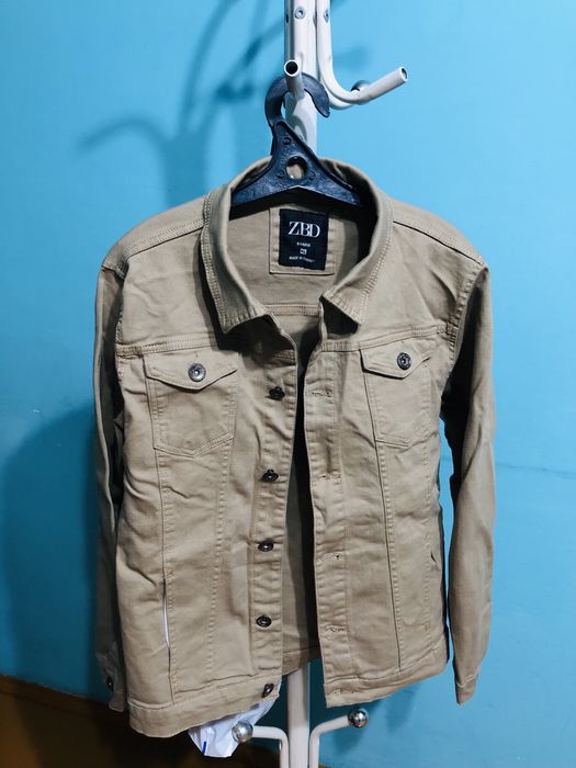 Джинсовка Бежевый Весна/Осень/Лето