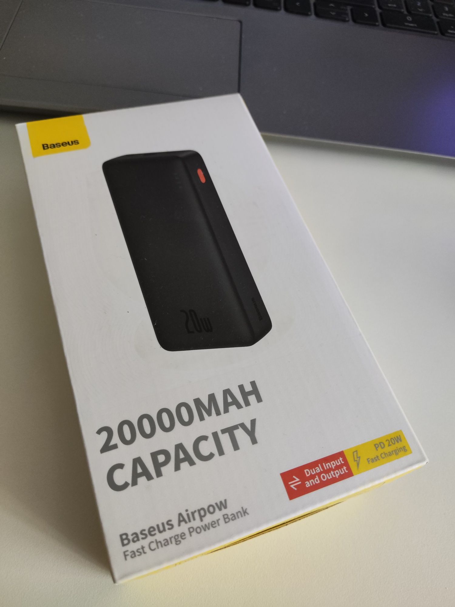 Външна батерия Baseus Airpow 20,000 mAh
