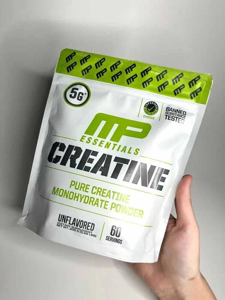 Креатин моногидрат MusclePharm Creatine Essentials, 60 порций