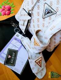 Set Guess(geanta+papuci nr37),logo metalic, new collection,saculet