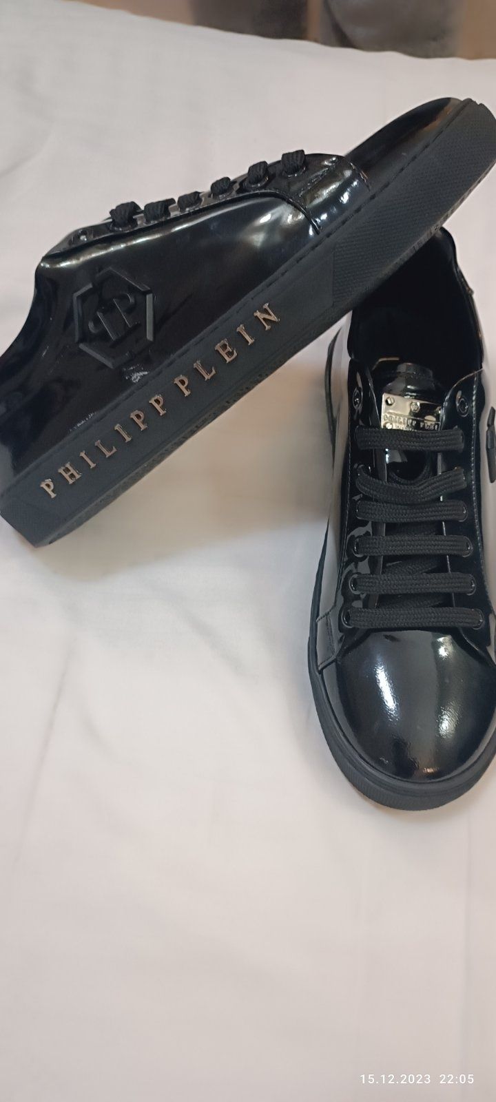 PHILIPP PLEIN-Мъжки Кожени Обувки.