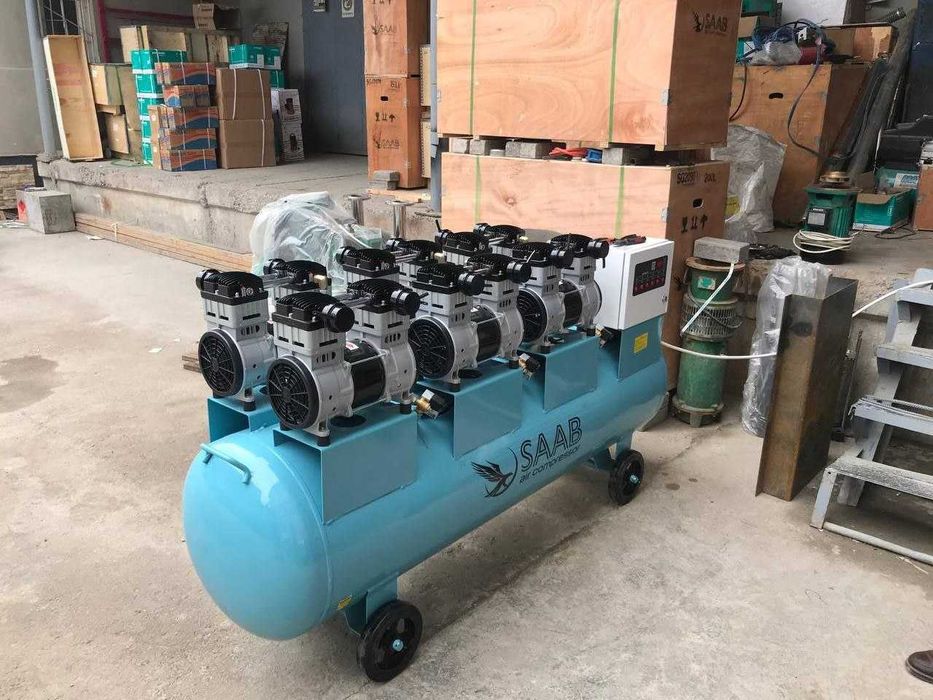 Компрессор воздушный (безмаслянный) 50л  100л 120л 150 л ovozsiz