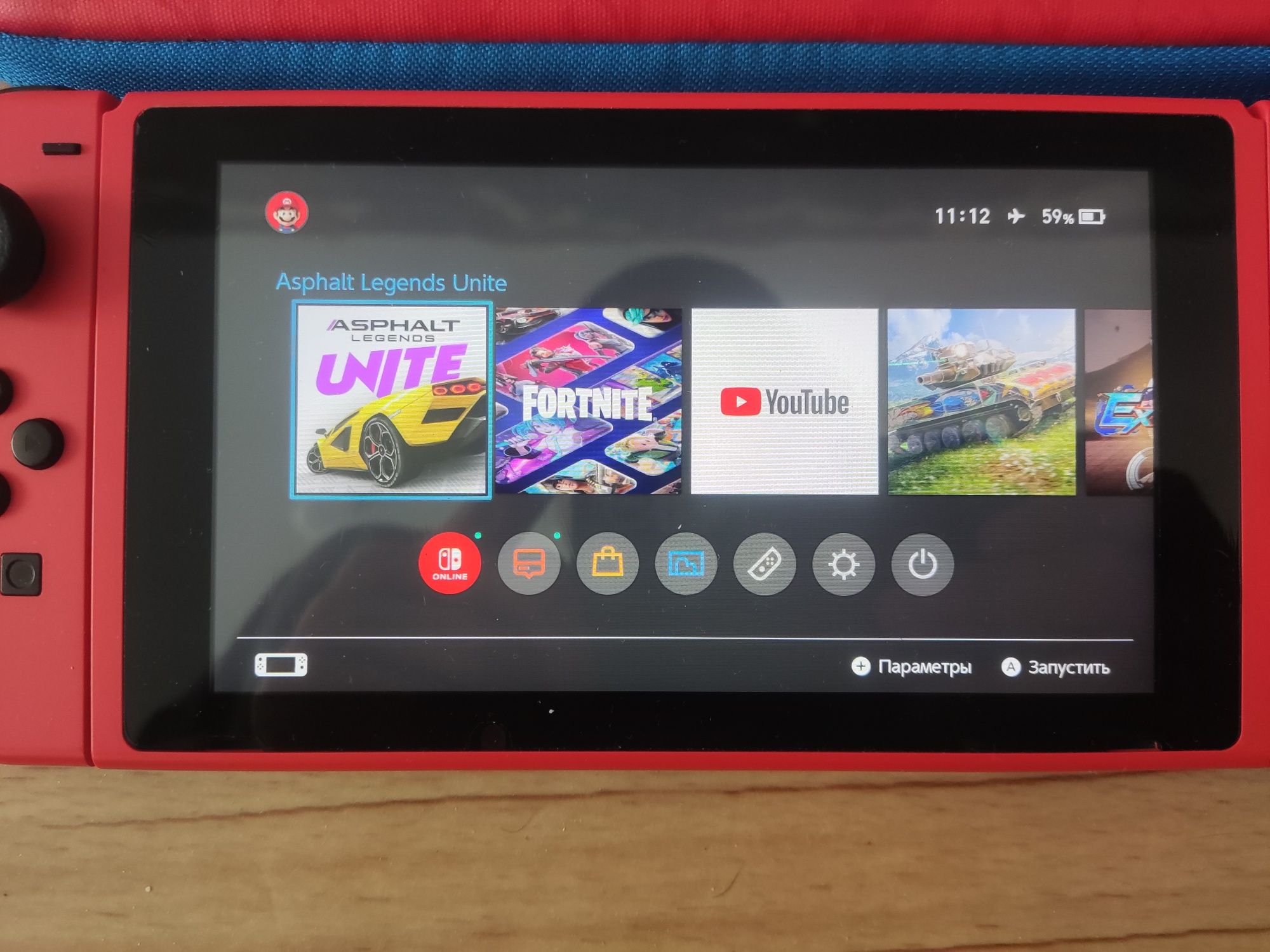 Nintendo switch Mario edition