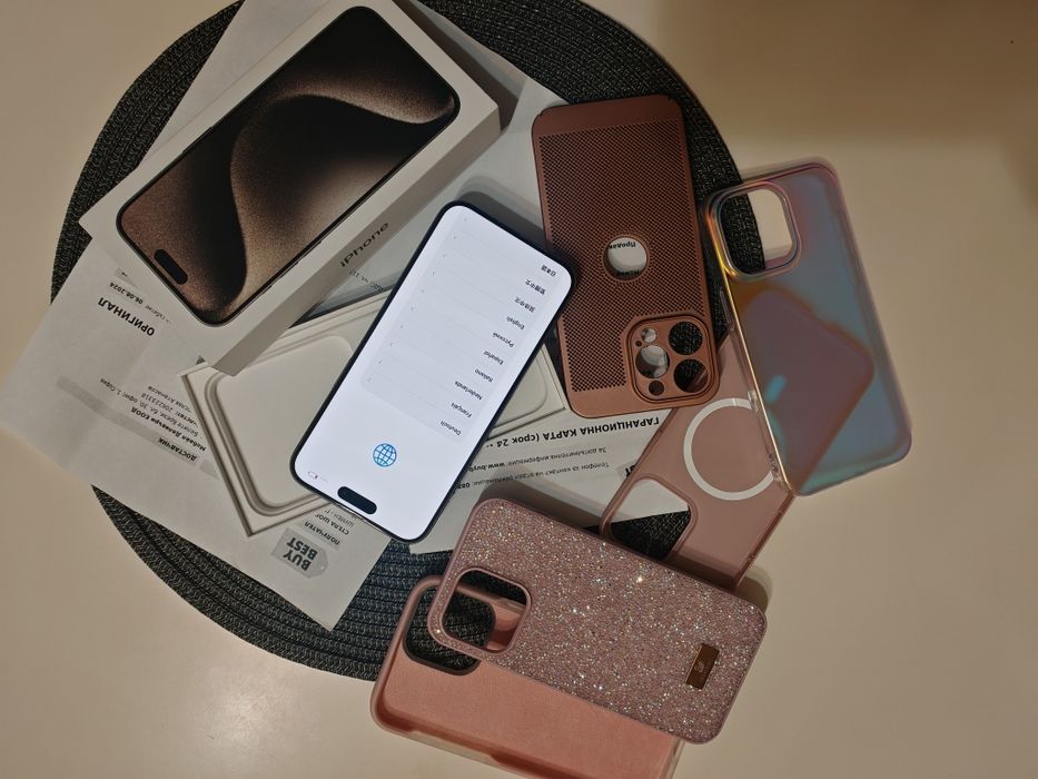 Iphone 15 pro max Natural 92% BH като НОВ