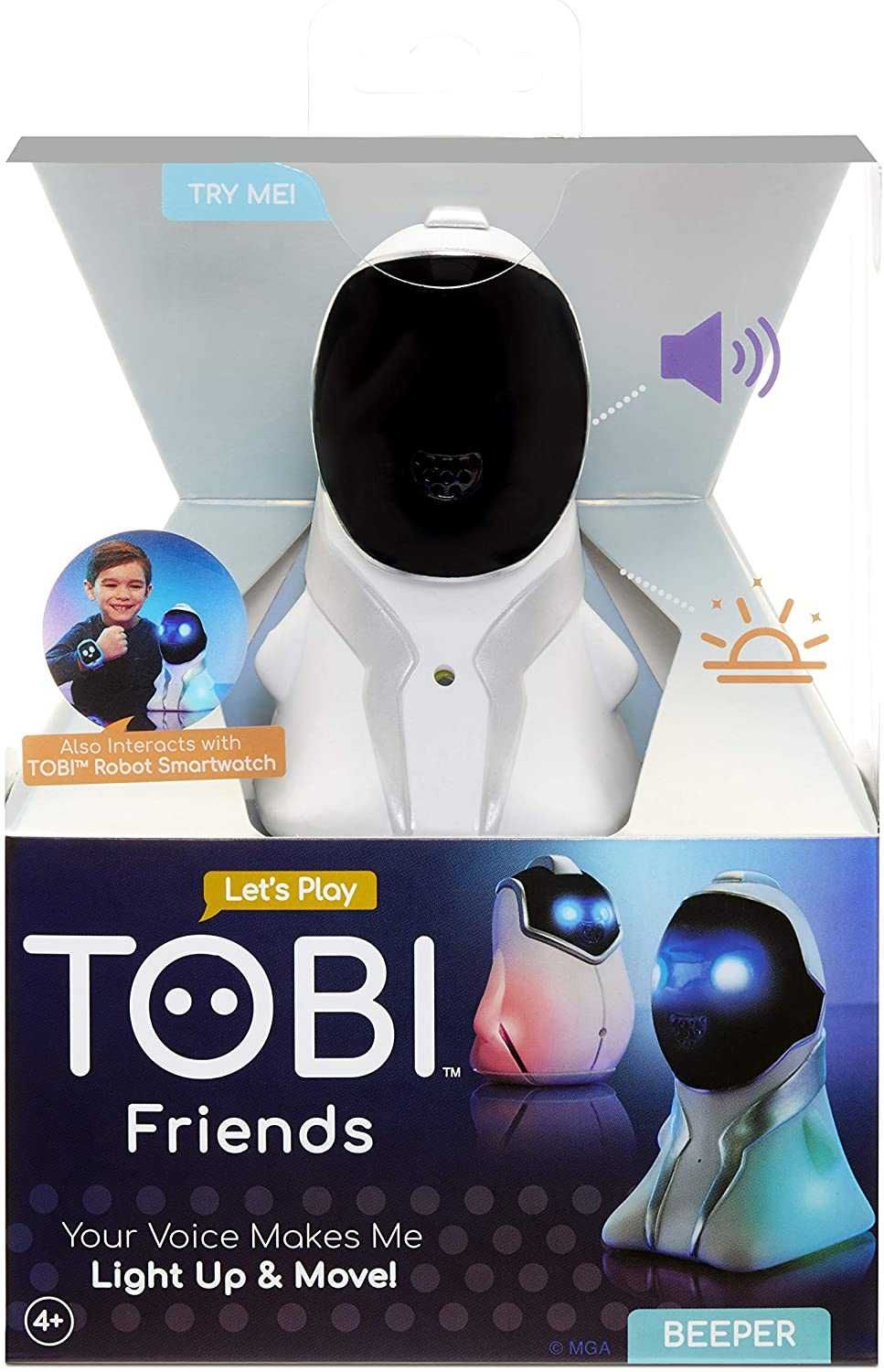 Детски смарт Часовник с игри видео в комплект с Робот Tobi