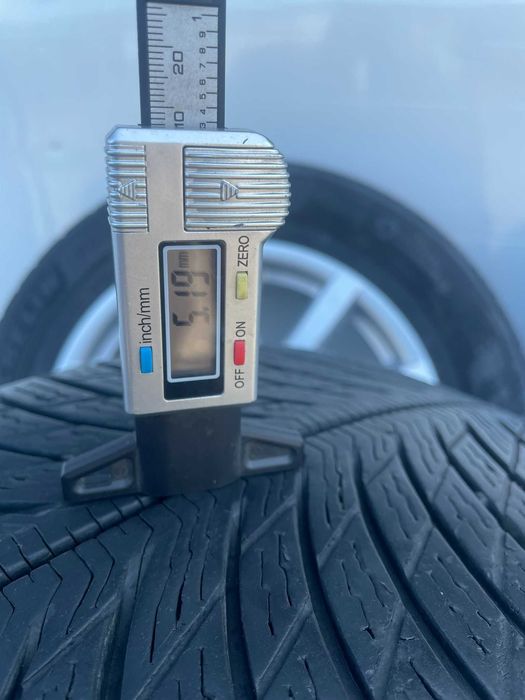 Jante cu anvelope iarna Michelin 255 55 r18 Cayenne Touareg 5x130