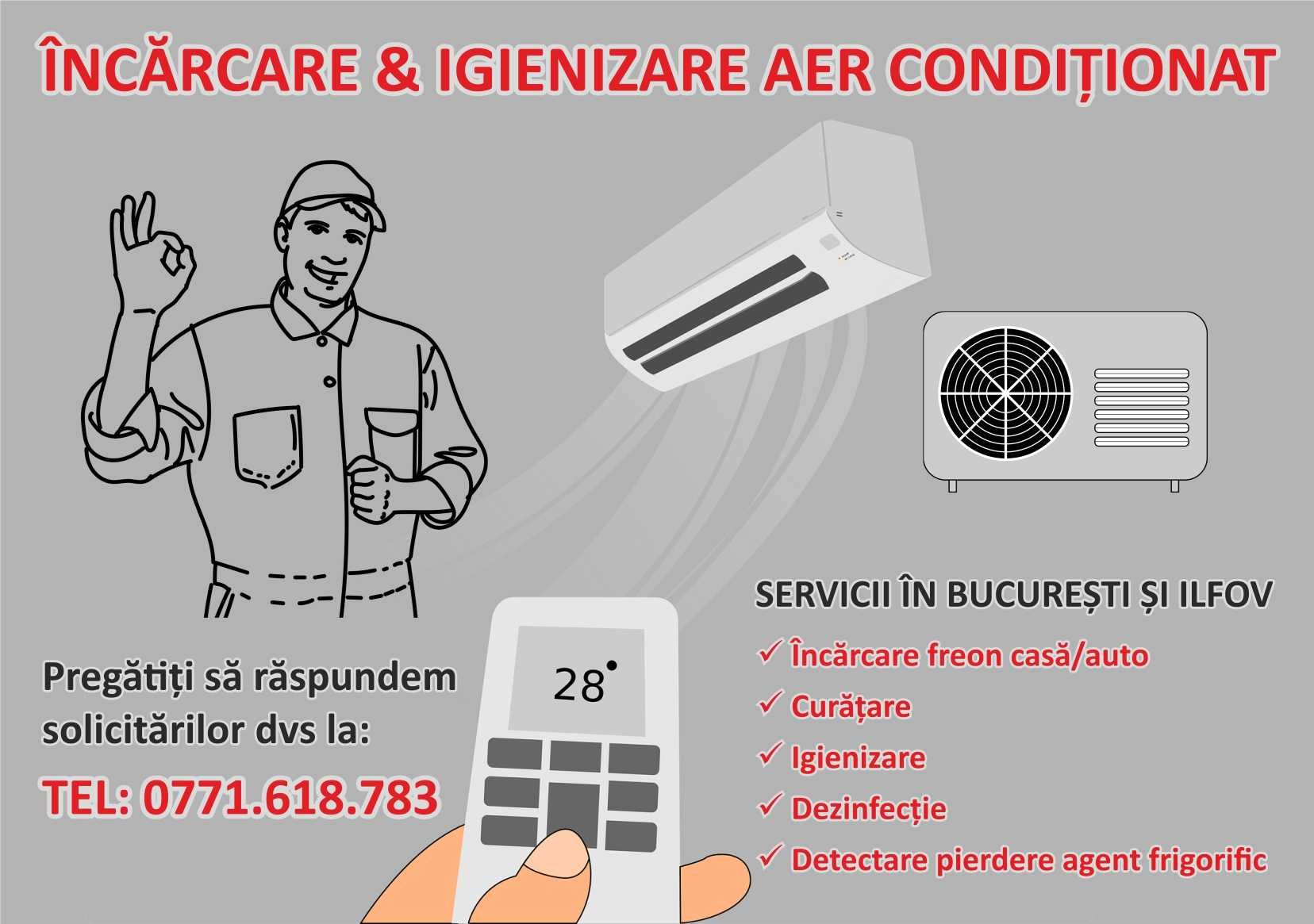 Incarcare Freon si Igienizare Aer Conditionat