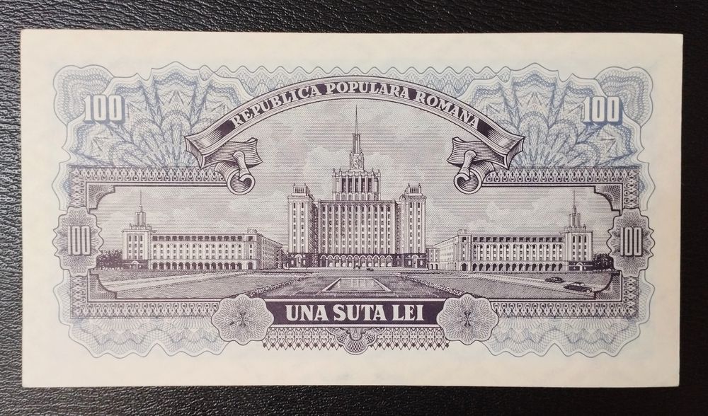 Bancnota România 100 lei 1952 UNC