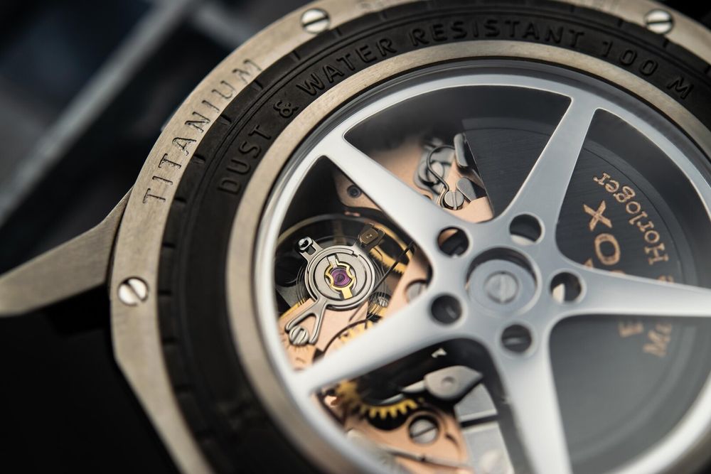 Titanium EDOX Chronorally - Swiss Made - Automatic Chronograph