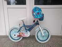 Bicicleta copii STAMP Disney Frozen 16 inch + cască + kit protecție