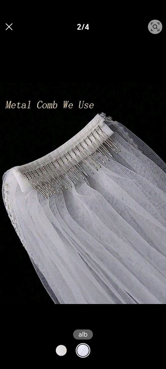 Rochie mireasa,voal,halat și papuci bride