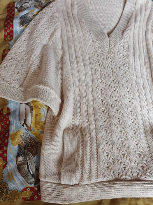 Tunica pulover cardigan mix lana Mango Zara Massimo Dutti