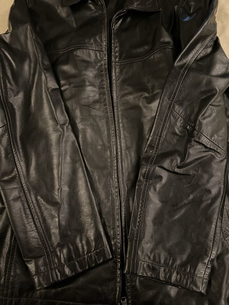 Geaca Piele Hugo Boss barbateasca