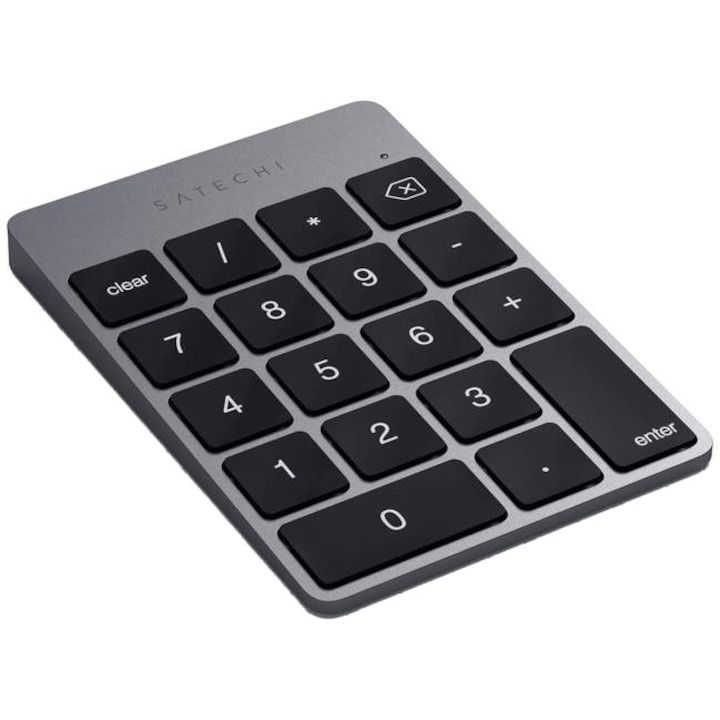 Безжична цифрова клавиатура Satechi Aluminum Slim, Space Gray