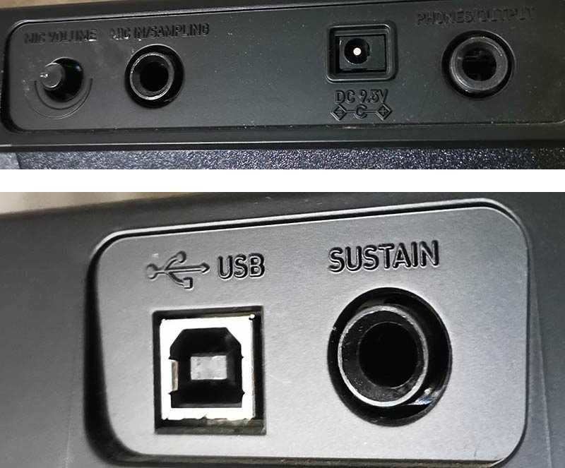 компютърна миди клавиатура CASIO LK-160 синтезатор с 5 октави и USB