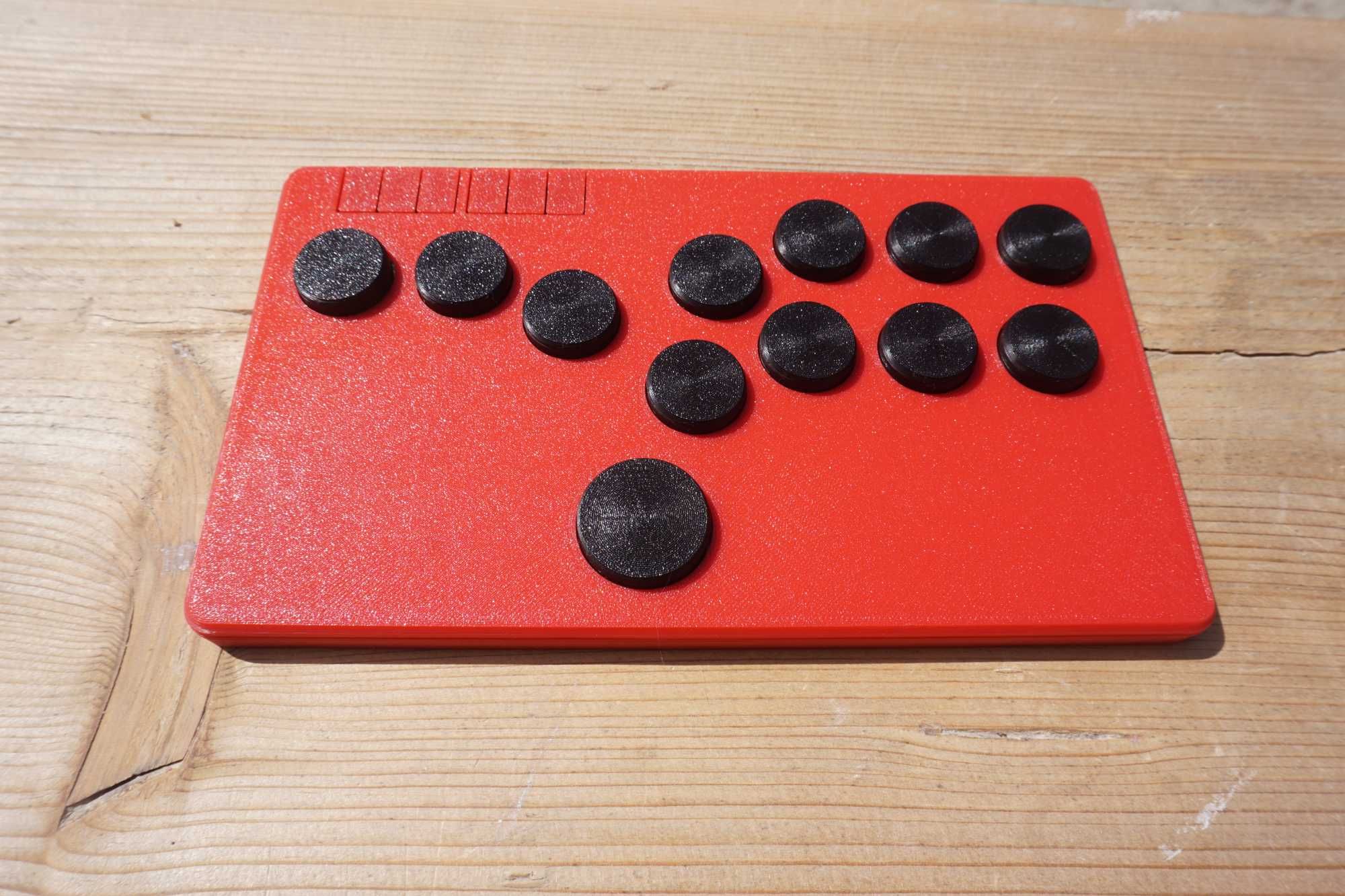 Hitbox style stickless arcade fighting stick controller