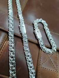 Изготовление цепей и браслетов из серебра 925 пробы.