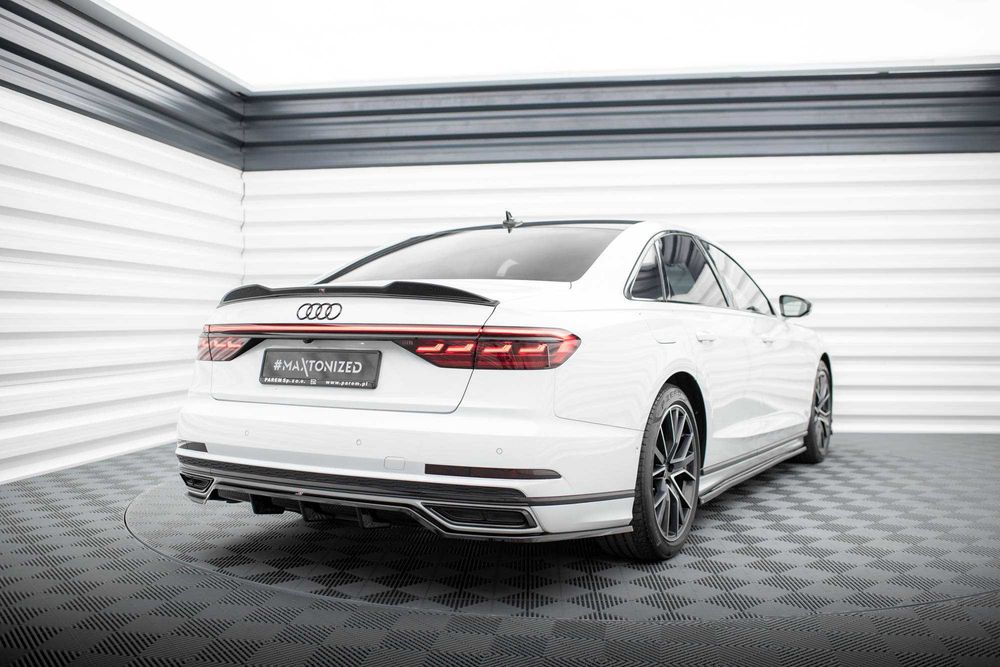 Pachet Prelungiri Audi A8 D5 S-Line Maxton Design negru lucios