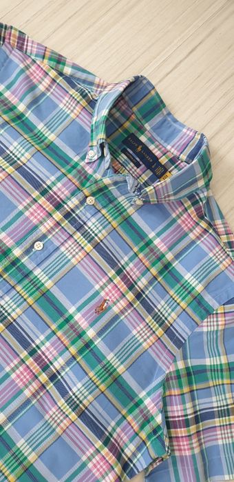 POLO Ralph Lauren Oxford  Custom Fit / L  НОВО! ОРИГИНАЛ! Мъжка Риза!