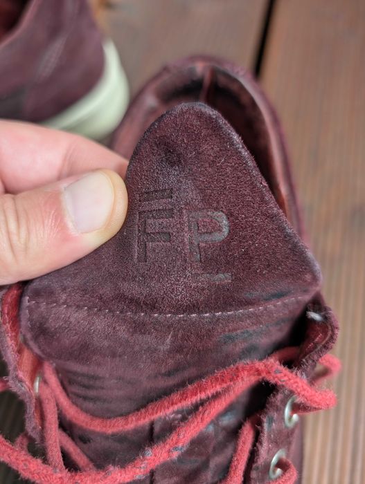 Adidasi Filling Pieces Ripple Low Top, suede, burgundy, marime 42