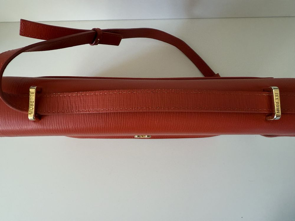 кожена чанта Musette
