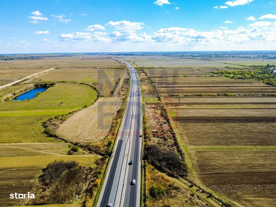 Terenuri industriale cu deschidere la A1, km 64 – Jugureni, Dambovit